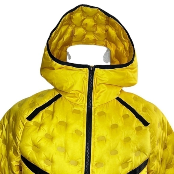 Nike Sportswear Yellow Tech Pack Goose Down Filled Puffer Hooded Jacket - Picture 9 of 16